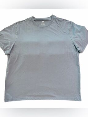 H&M Coolmax Regular Fit T Shirt Mens Xlarge light Blue Breathable Lightweight